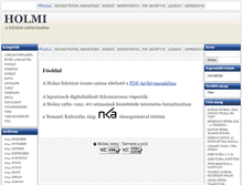 Tablet Screenshot of holmi.org